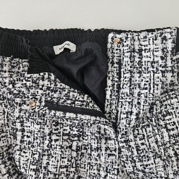 Sandro Tweed Shorts, Size S/EU 36 - Picture 3 of 5